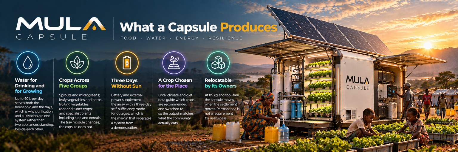 MULA CAPSULE What a Capsule Produces