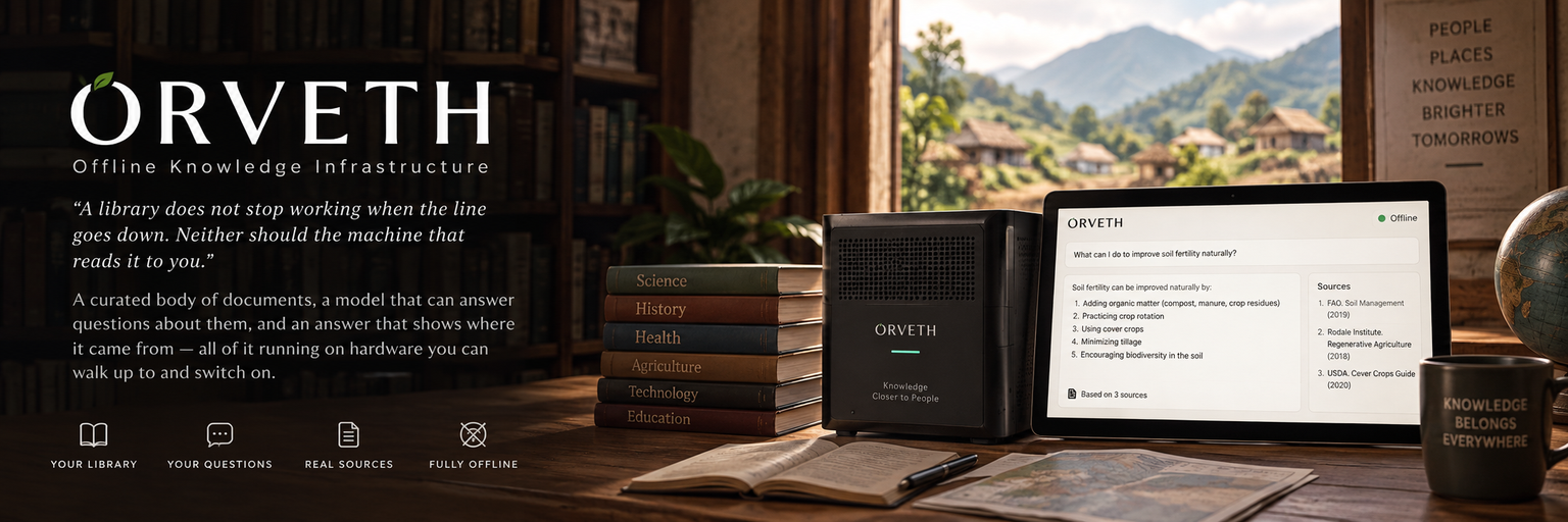 ORVETH — Offline Knowledge Infrastructure