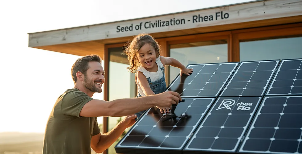 Rhea Flo solar system